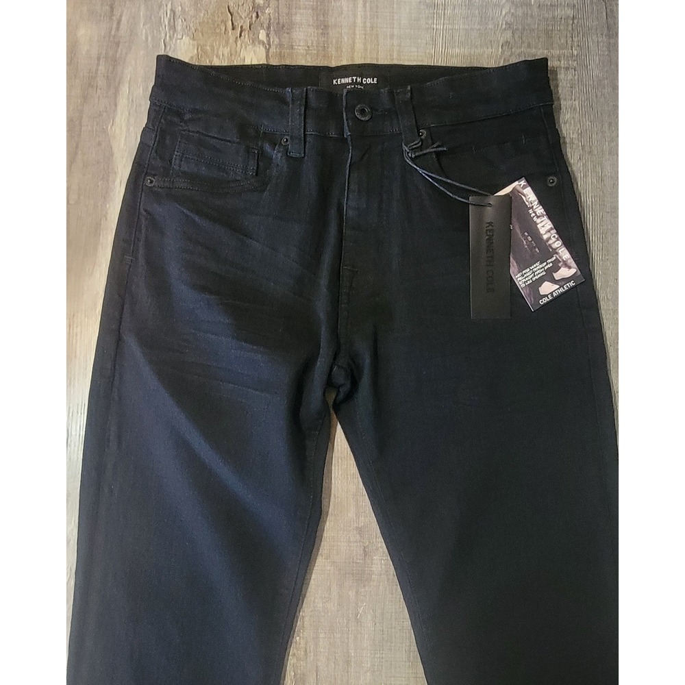 Kenneth Cole New York Cole Athletic Fit Jeans 30x30 Eclipse Black KU9X10BECLF6